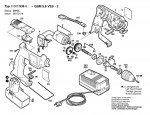 Bosch 0 601 938 680 Gbm 9,6 Ves-2 Cordless Drill 9.6 V / Eu Spare Parts